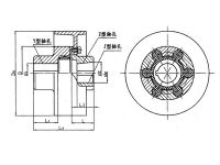 MLL-I型帶制動輪型梅花形彈性聯(lián)軸器系列